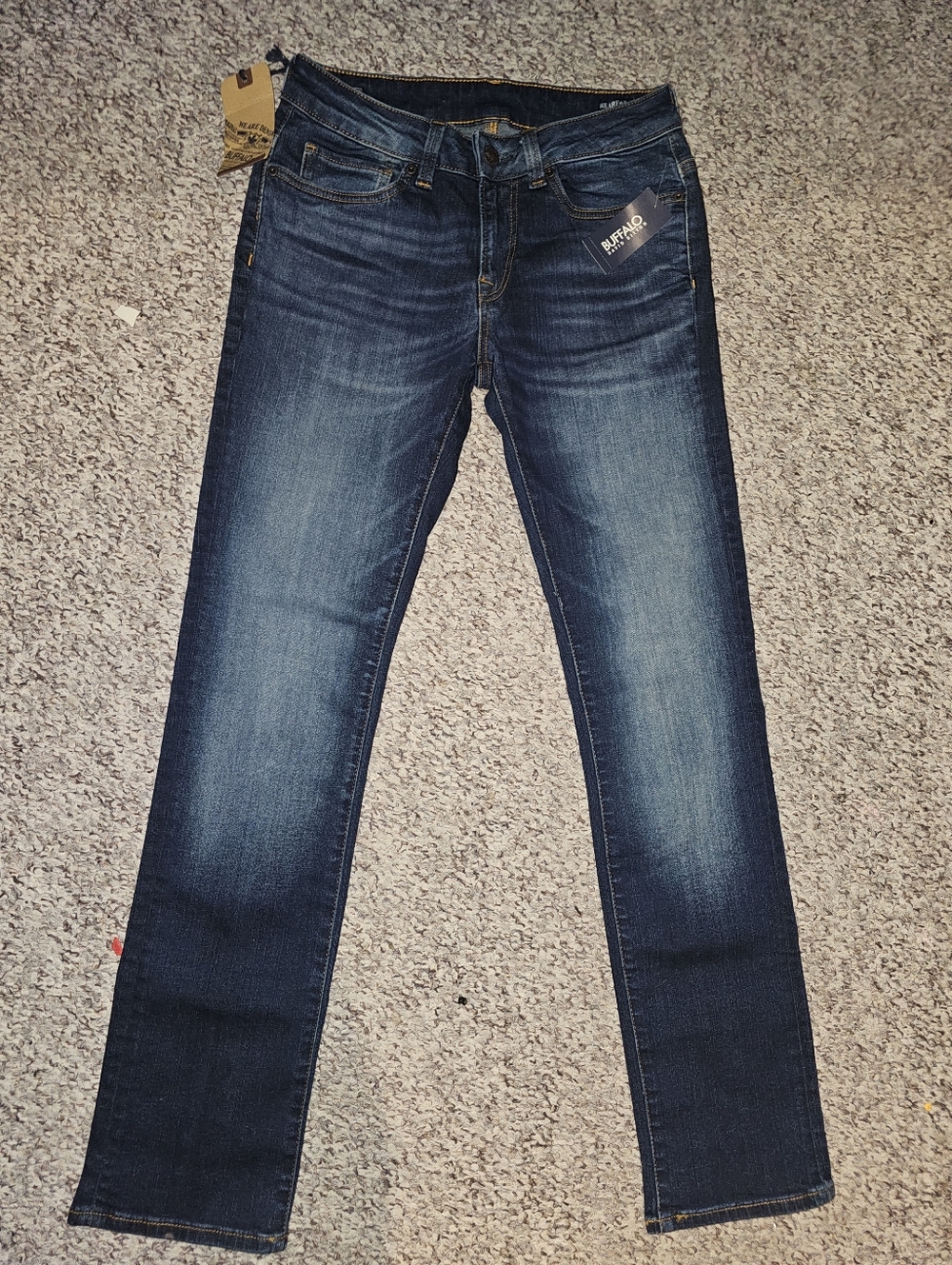 Buffalo David Bitton Men's Slim Jeans in Dark Blue Wash